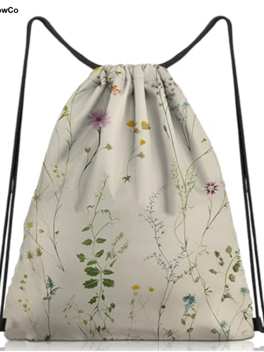 Foldable Drawstring Backpack Lightweight Oxford Cloth Sackpack for Gym Beach